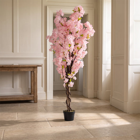 Artificial 150cm Pink Cherry Blossom Tree