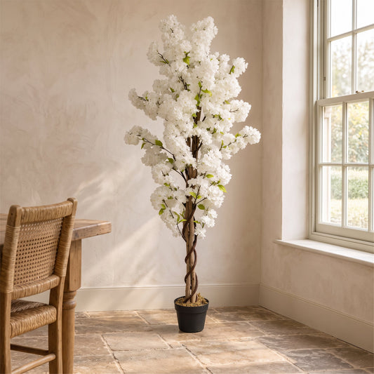 Artificial 150cm White Cherry Blossom Tree