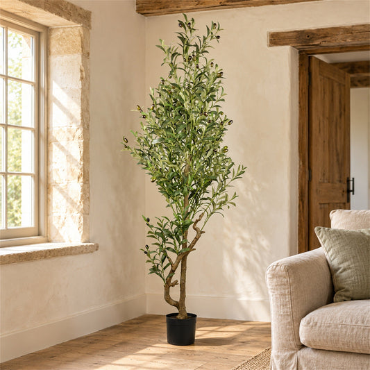 160cm Artificial Olive Tree 72 Olives