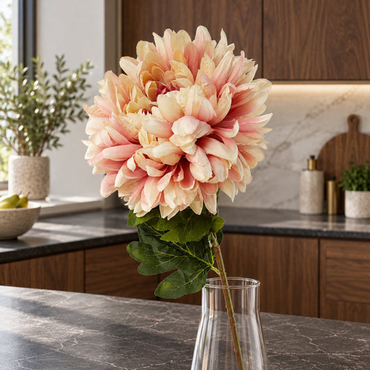 75cm Artificial Extra Large Reflex Chrysanthemum Pink