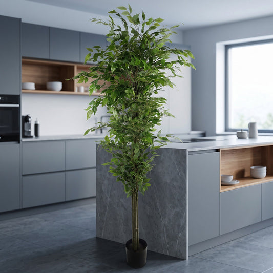 180cm Artificial Ficus Tree Green