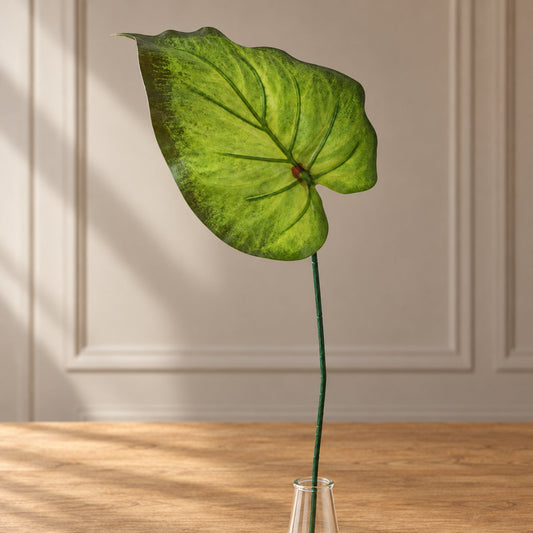 50cm Artificial Green Plastic Leaf Stem