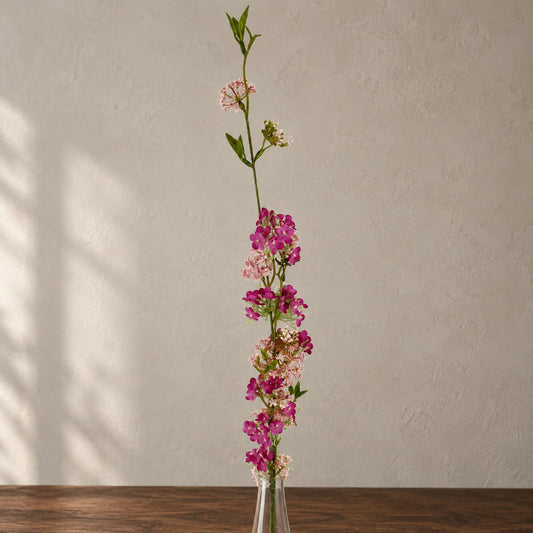 100cm Artificial Pink Blossom Spray Stem