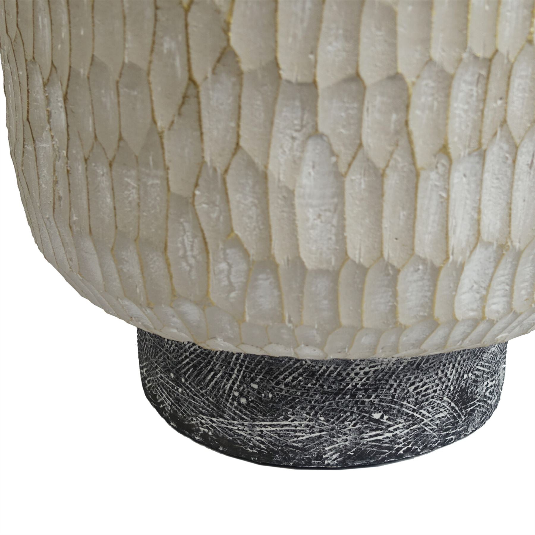 32cm x 29cm Brushed Gold Stone Effect Planter Composite Plant Pot – image 4