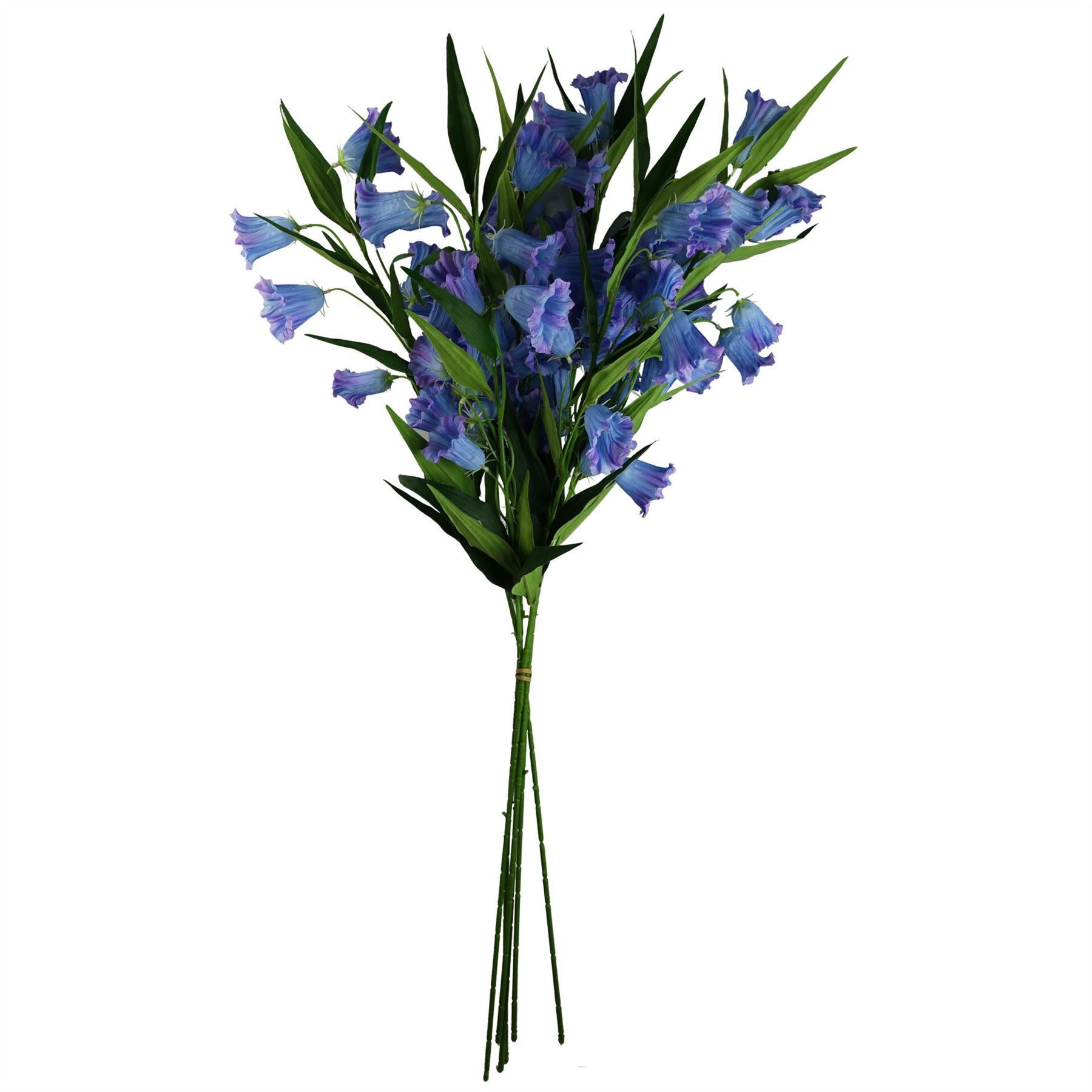 100cm Trumpet Artificial Flower Stem Blue – image 7