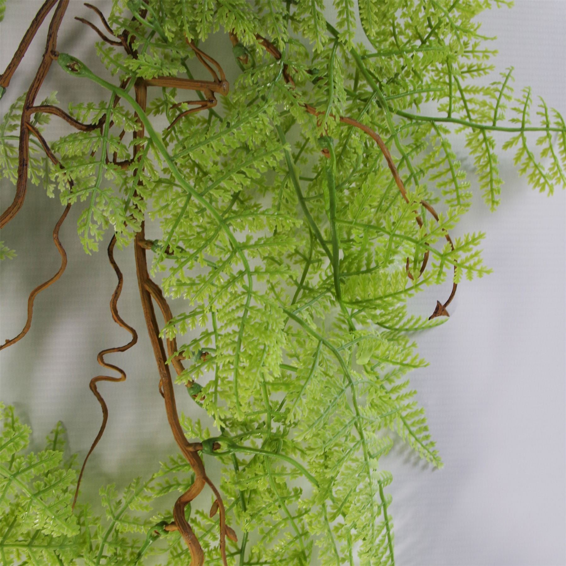 100cm Artificial Hanging Maidenhair Fern Plant Light Green – image 4