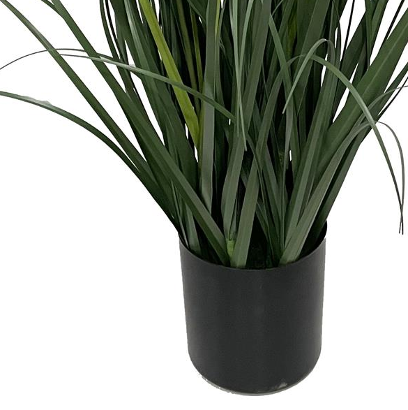 95cm Artificial Grass Plant Potted with Flower Detail – image 5