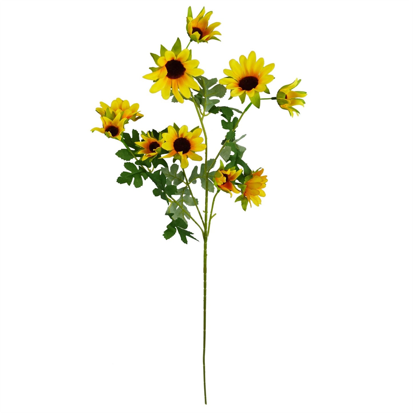 70cm Artificial Yellow Daisy Flower Spray – image 2