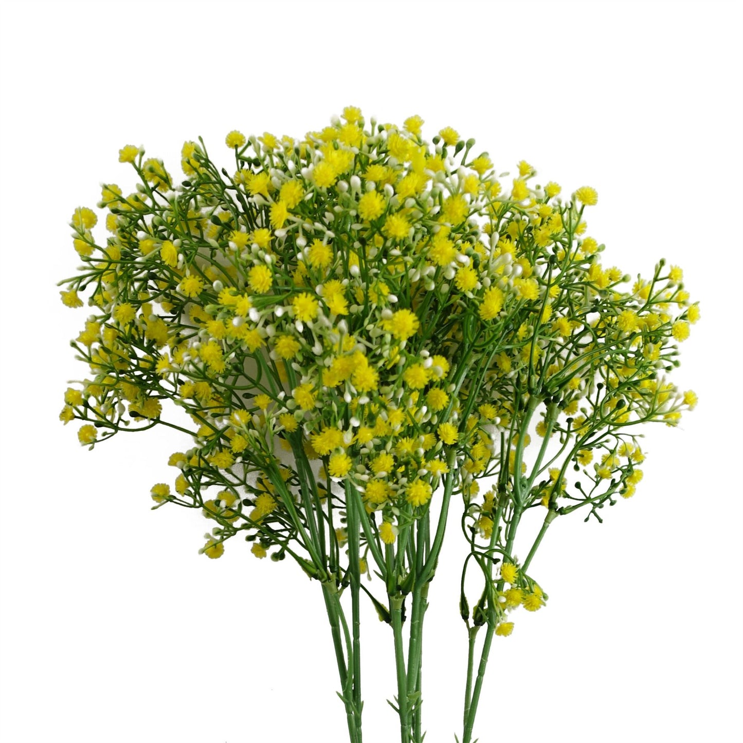 55cm Artificial Gypsophila Yellow Stem – image 5