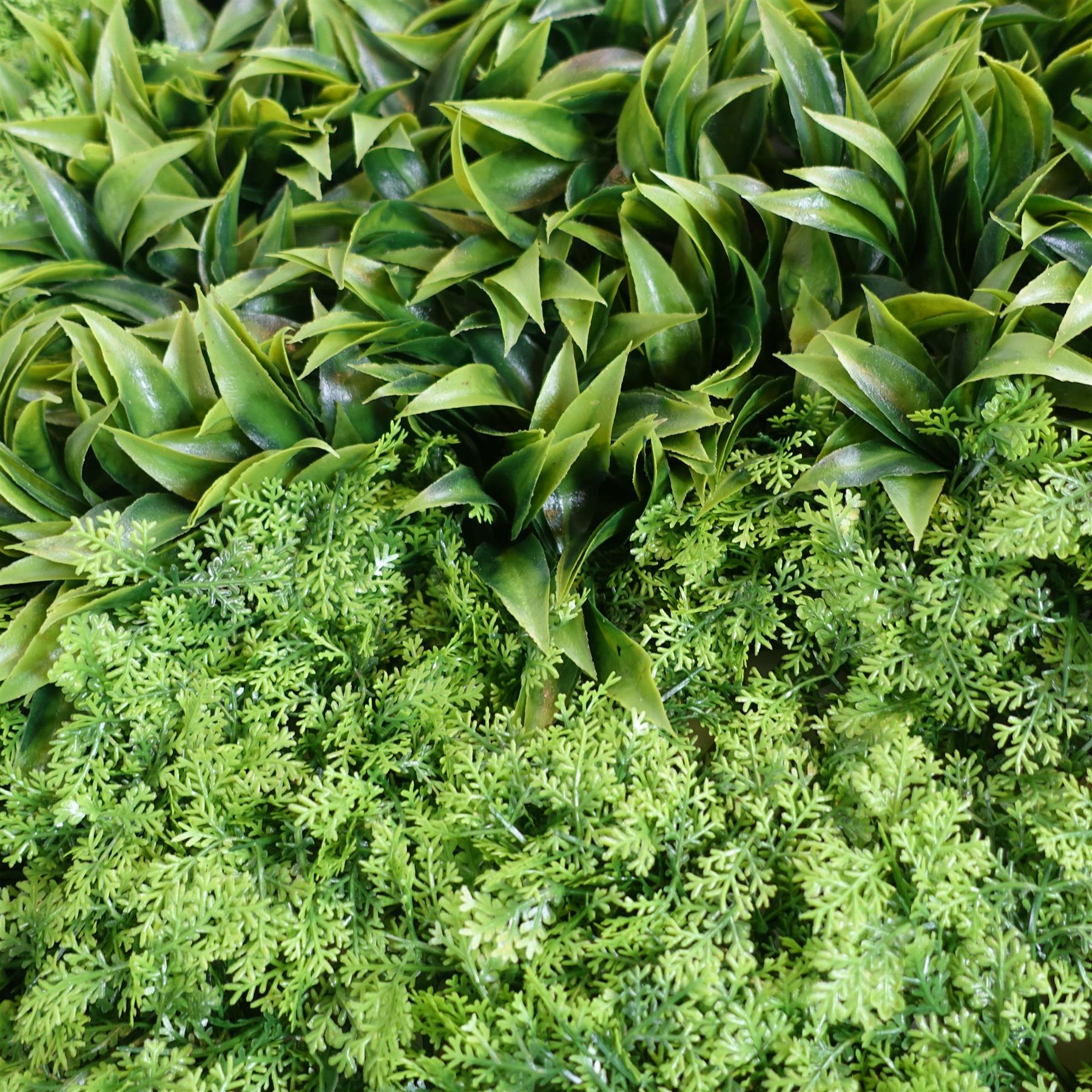 100cm Artificial Green Wall Panel Mixed Foliage Faux Living Wall – image 2