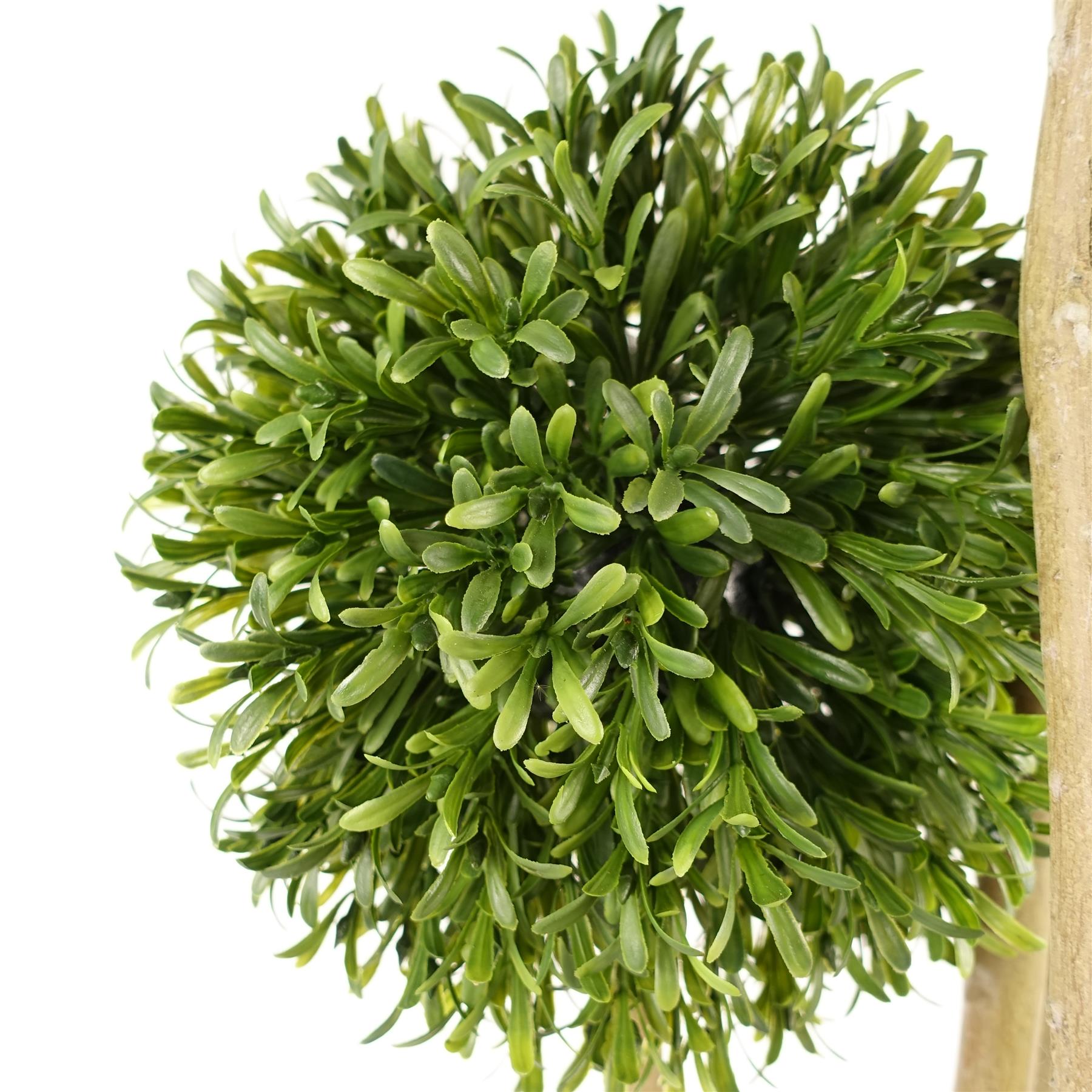 120cm Artificial UV Resistant Balls Topiary - Natural Trunk – image 4