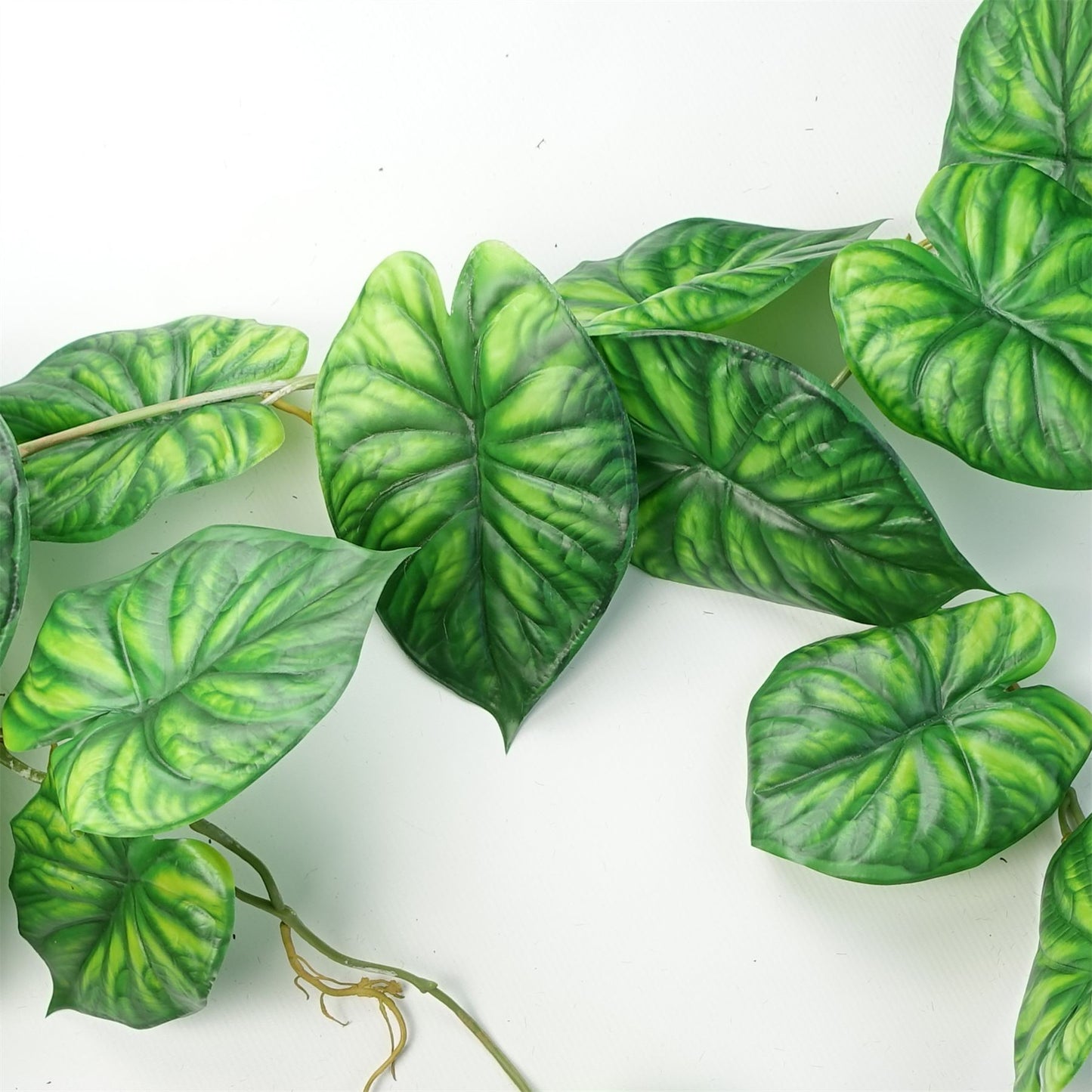 120cm Artificial Hanging Trailing Plant Alocasia Dragon Scale Green – image 2