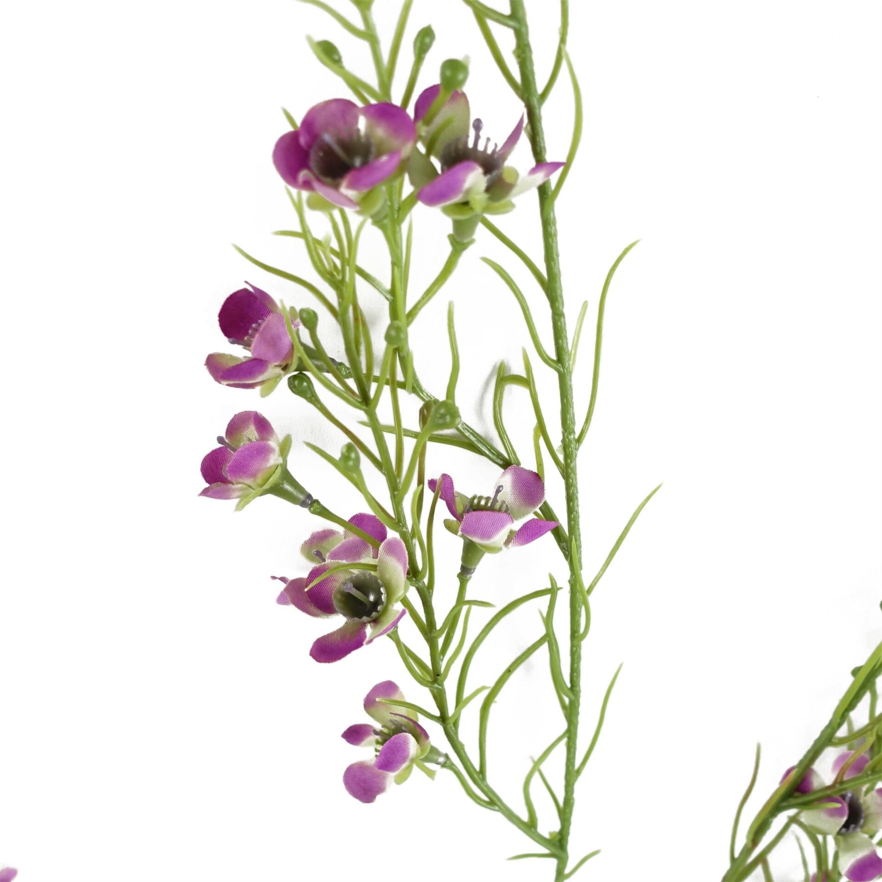 100cm Artificial Foliage with Small Flowers Purple – image 3
