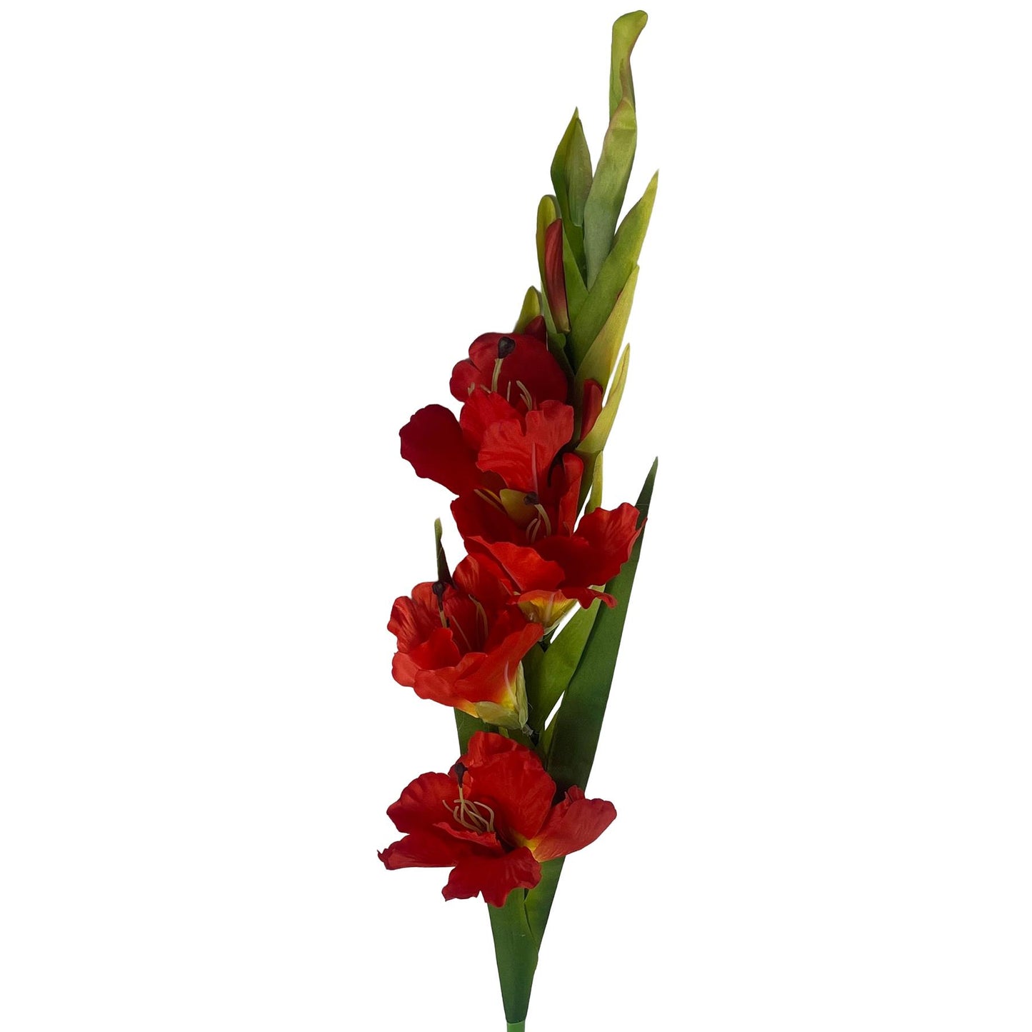 115cm Artificial Orange Gladioli Stem – image 5