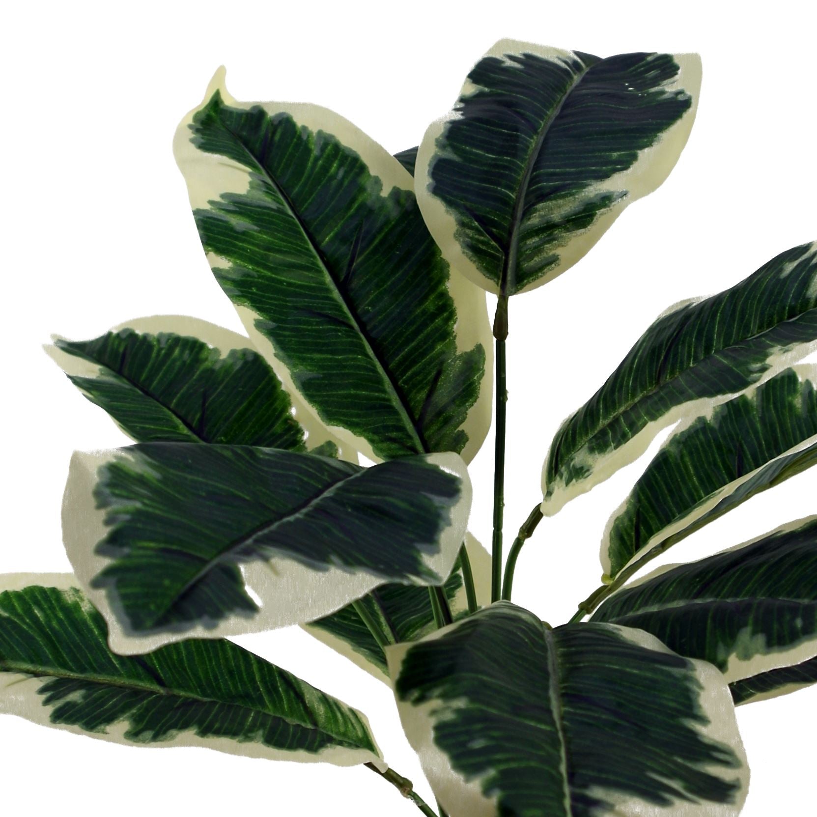 40cm Artificial Pothos Variegated Plant with Planter – image 3