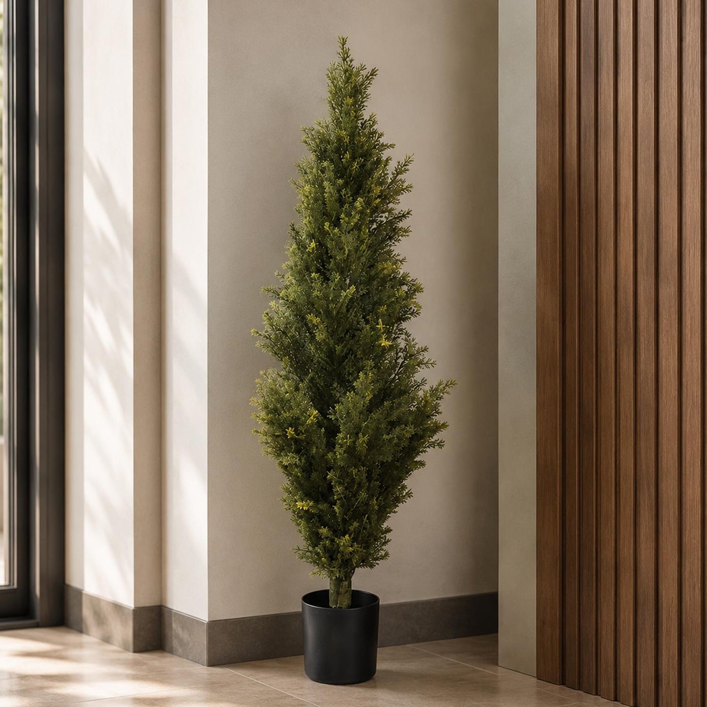 120cm Artificial Natural Look Cedar Cypress Tree – image 10