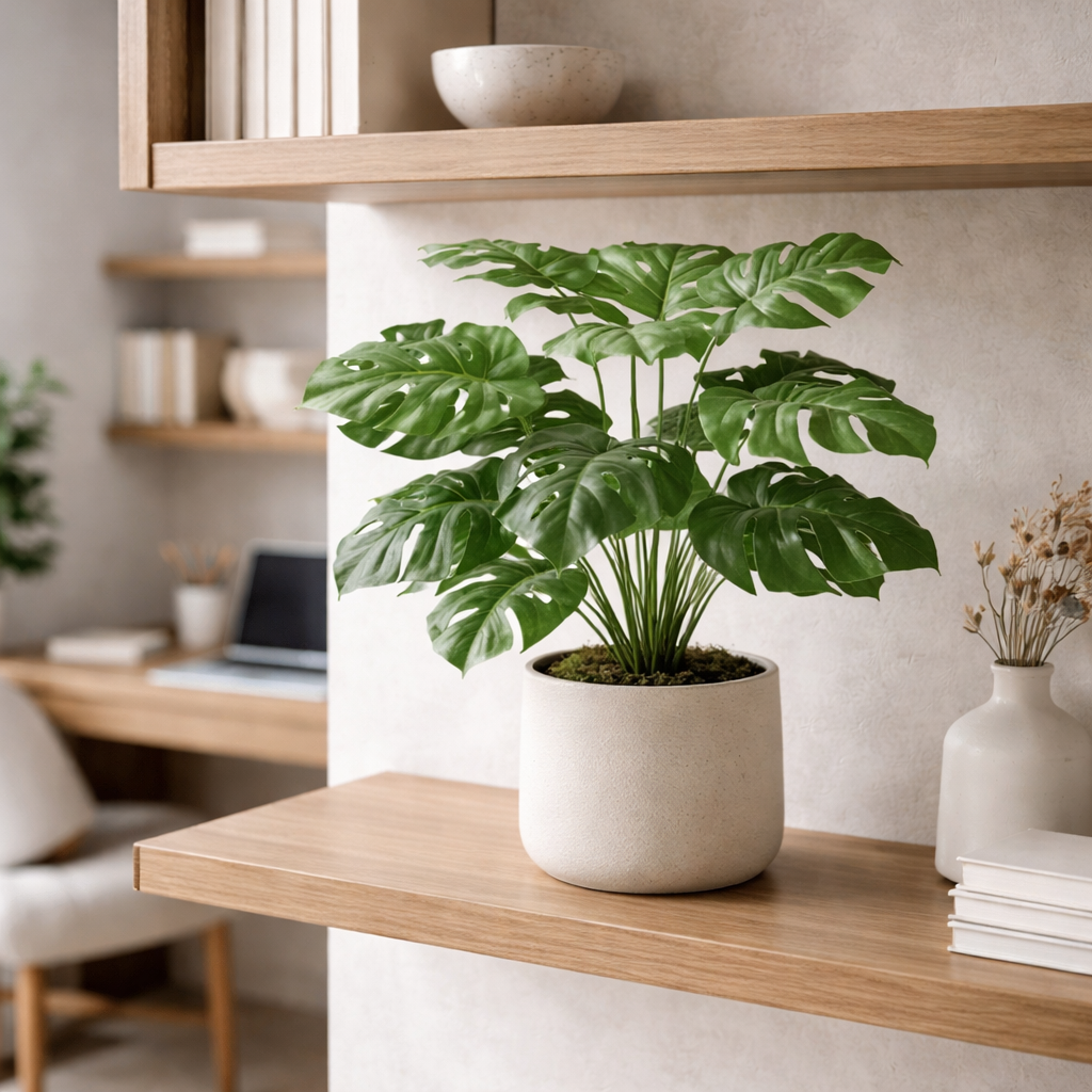 Artificial Monstera Plant 60cm Monstera – image 3