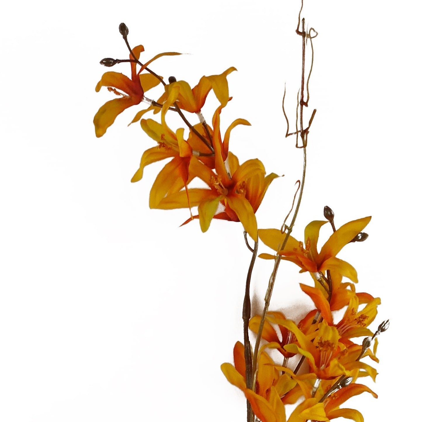 130cm Yellow Blossom Floral Spray Artificial – image 3