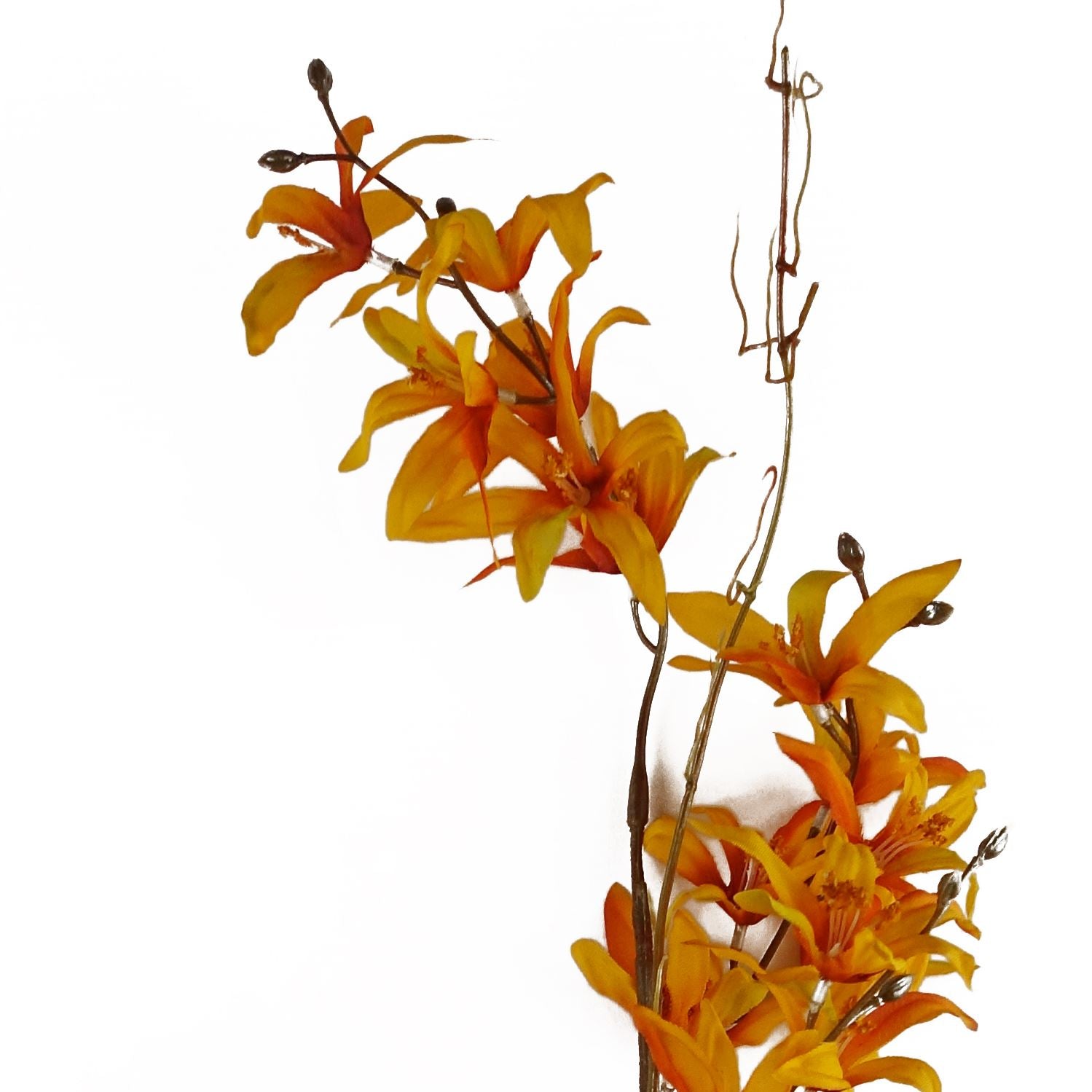 130cm Yellow Blossom Floral Spray Artificial – image 3