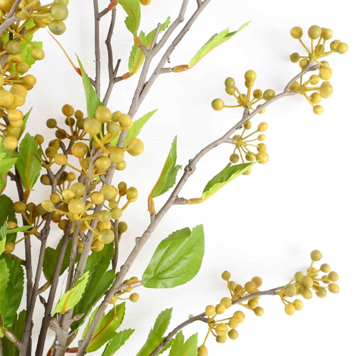 90cm Artificial Yellow Berry Stem – image 4