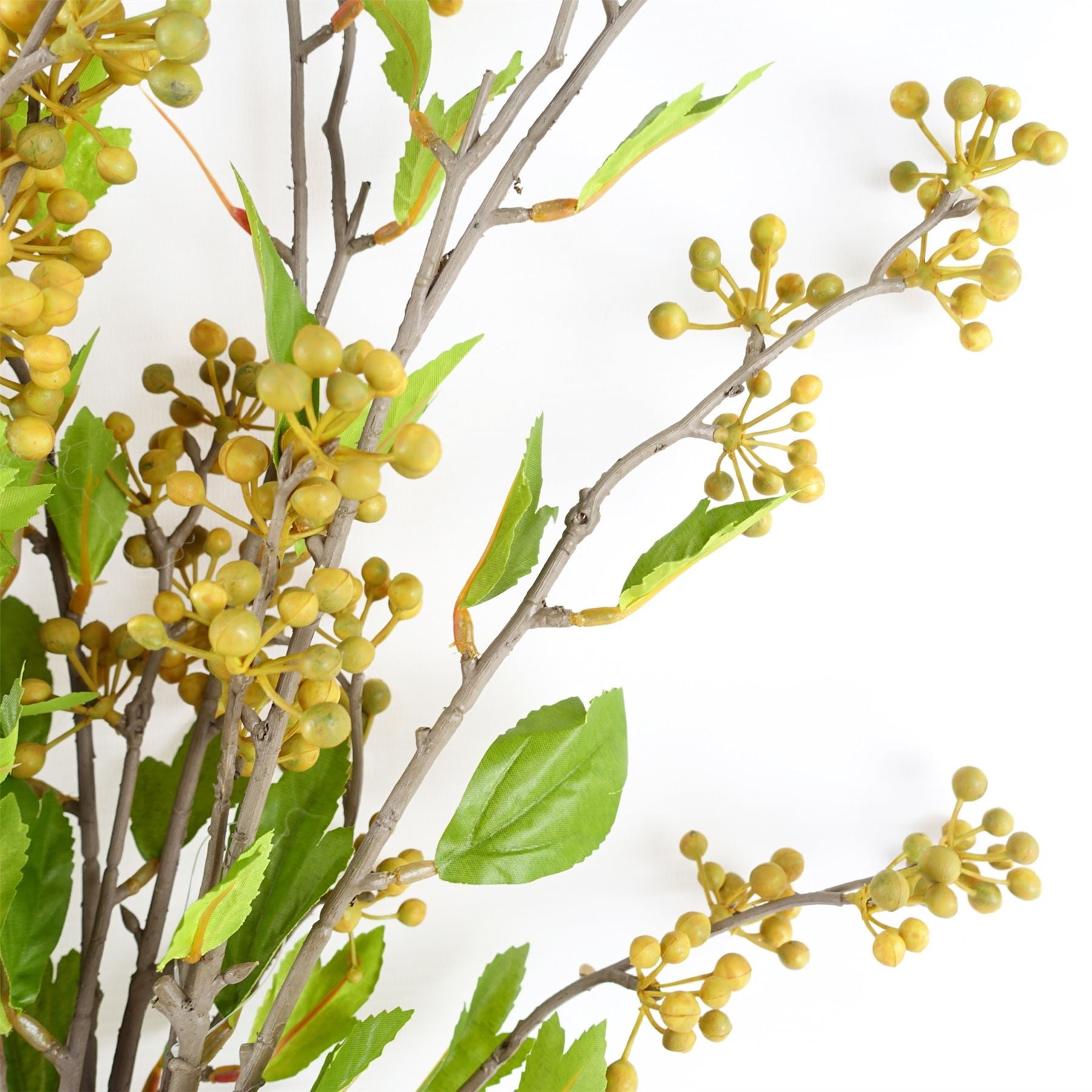 90cm Artificial Yellow Berry Stem – image 4