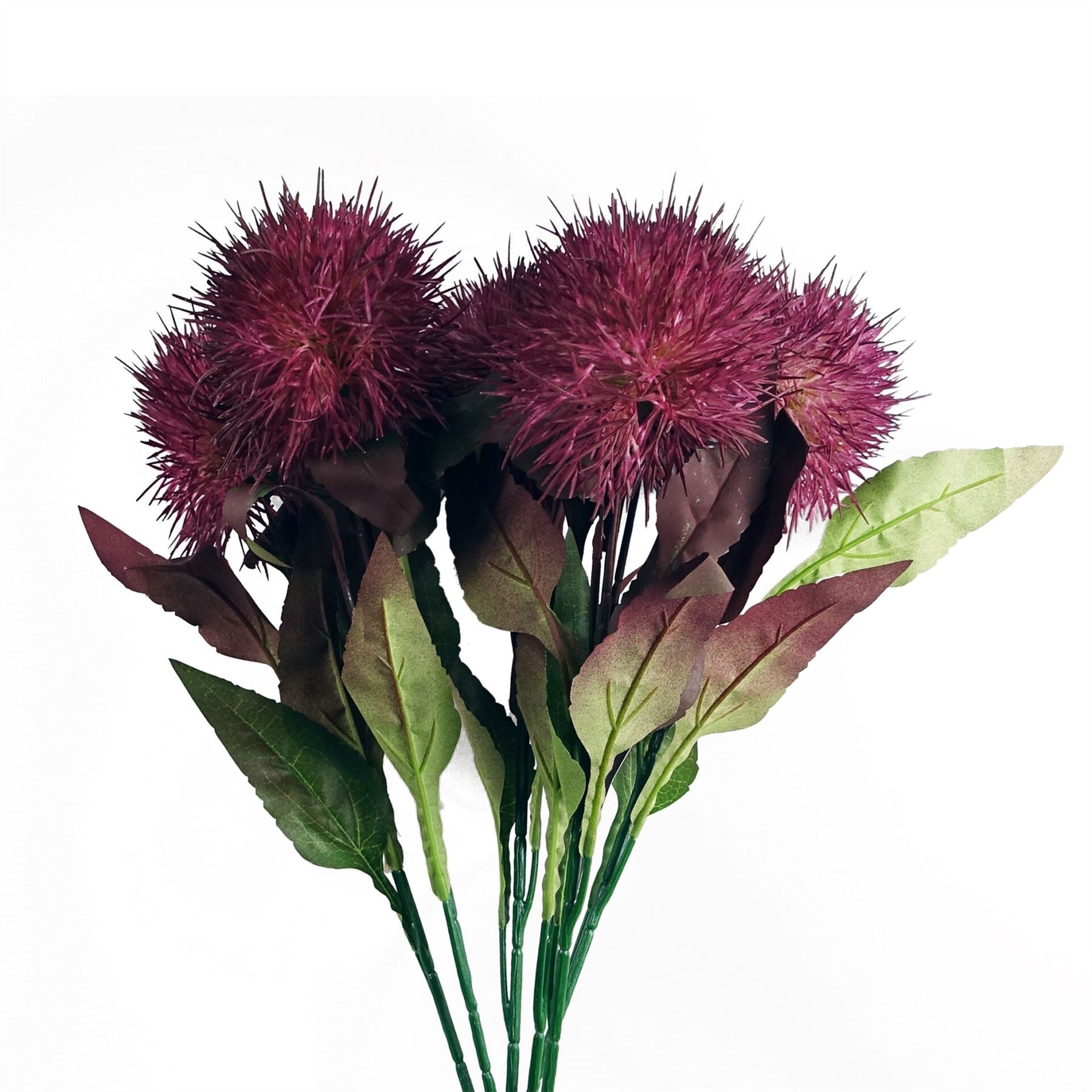 70cm Globe Thistle Purple Ball Artificial Flower Stem – image 9