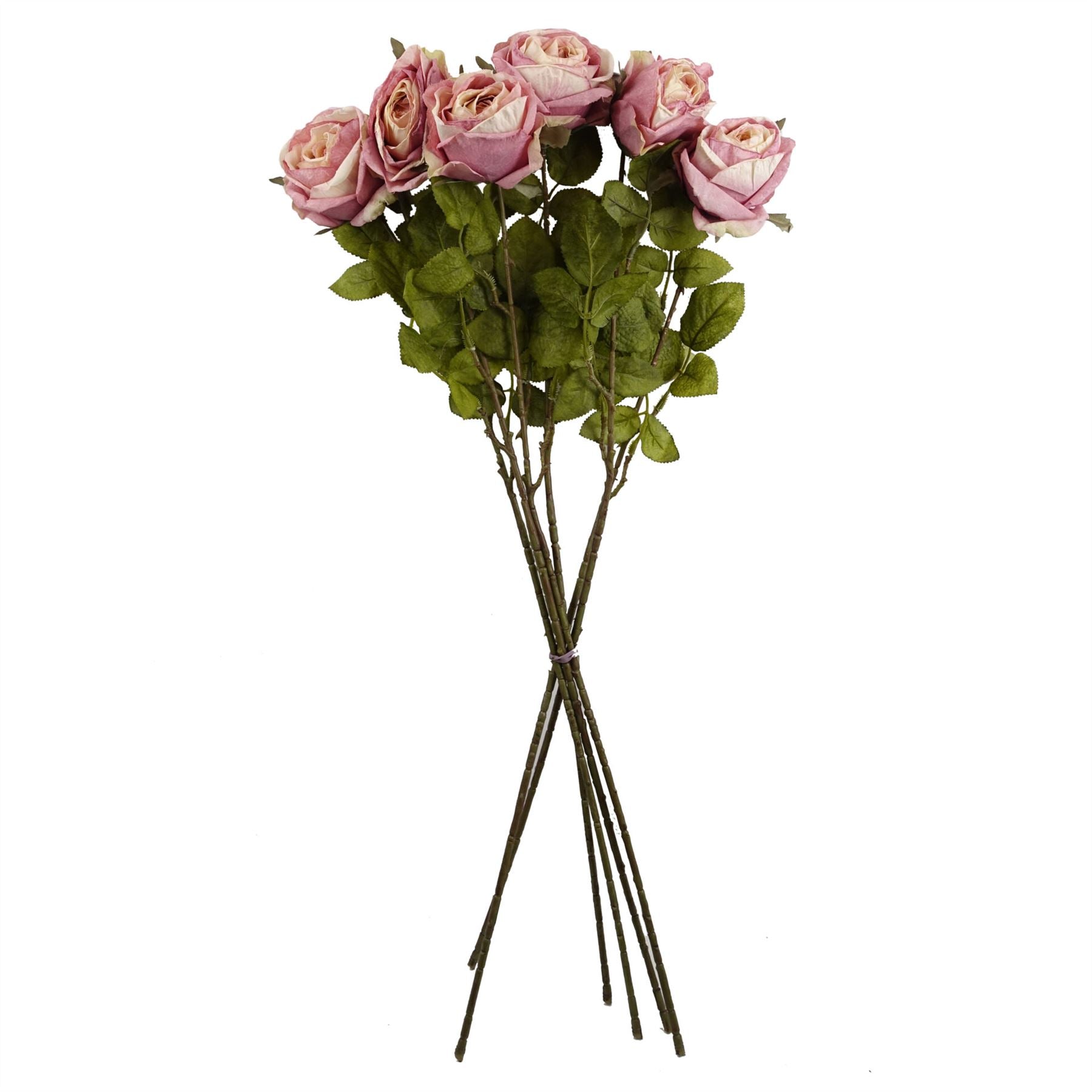 70cm Artificial Light Pink Rose – image 6