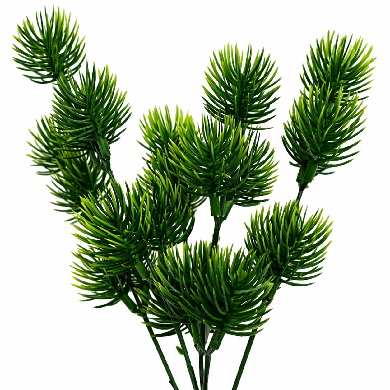 30cm Artificial Cedrus Libani Pine Style Foliage Plant Stem – image 3