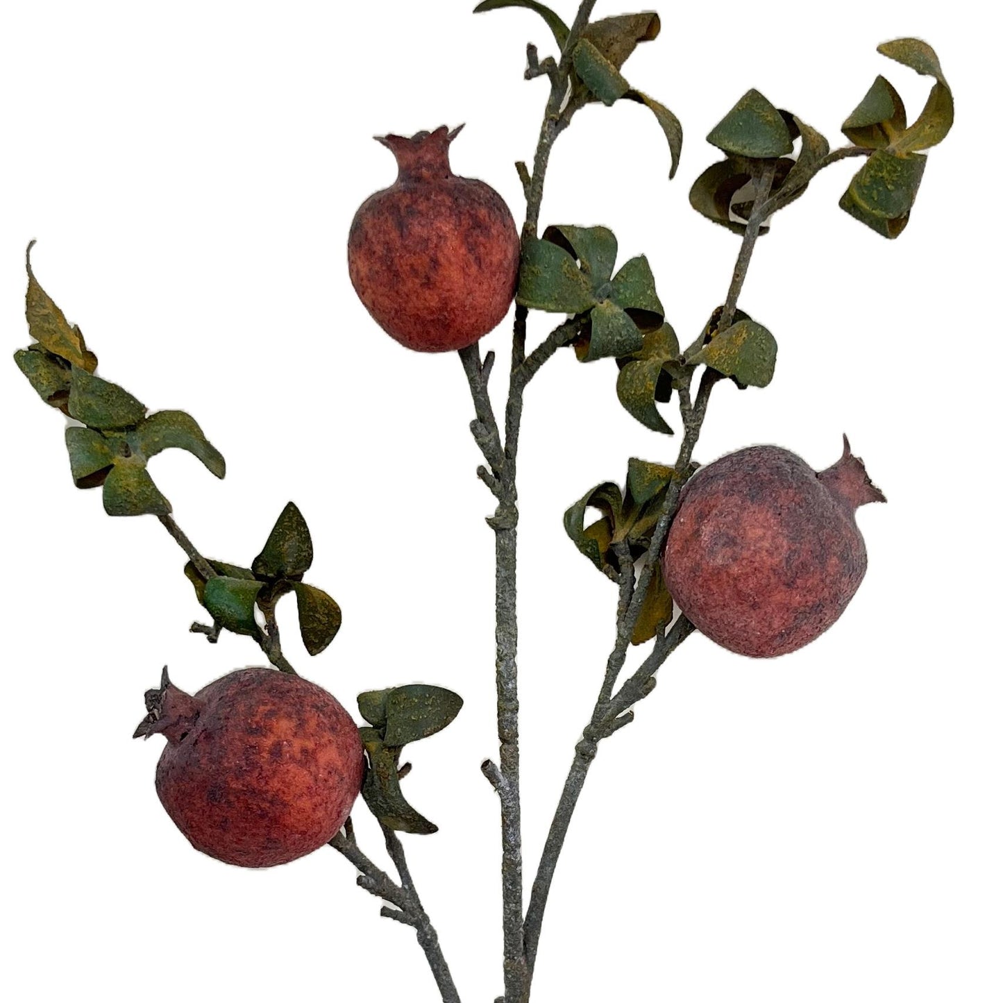 75cm Pomegranate Stem Artificial Red – image 2