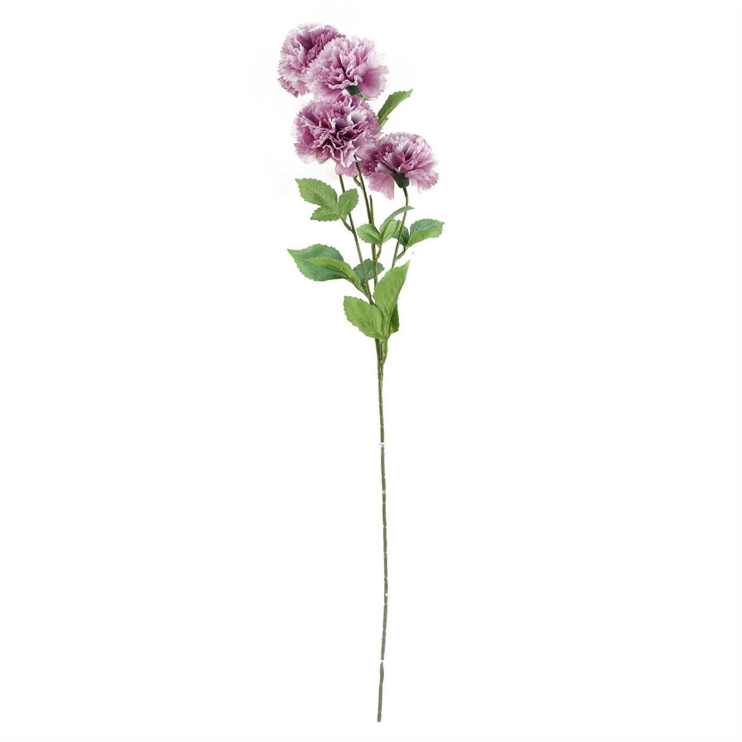 70cm Artificial Pink Carnation Display Glass Vase – image 2