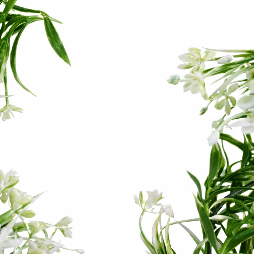 170cm Artificial White Flowering Greenery Garland Hanging Decoration – image 3