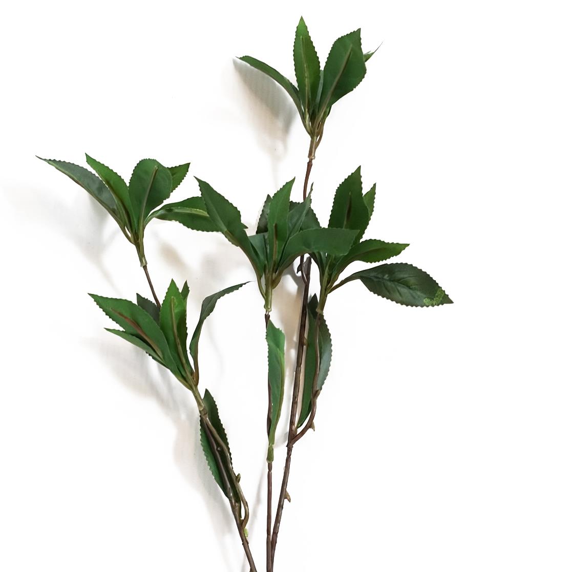 55cm Artificial Laurel Leaf Spray Stem – image 3