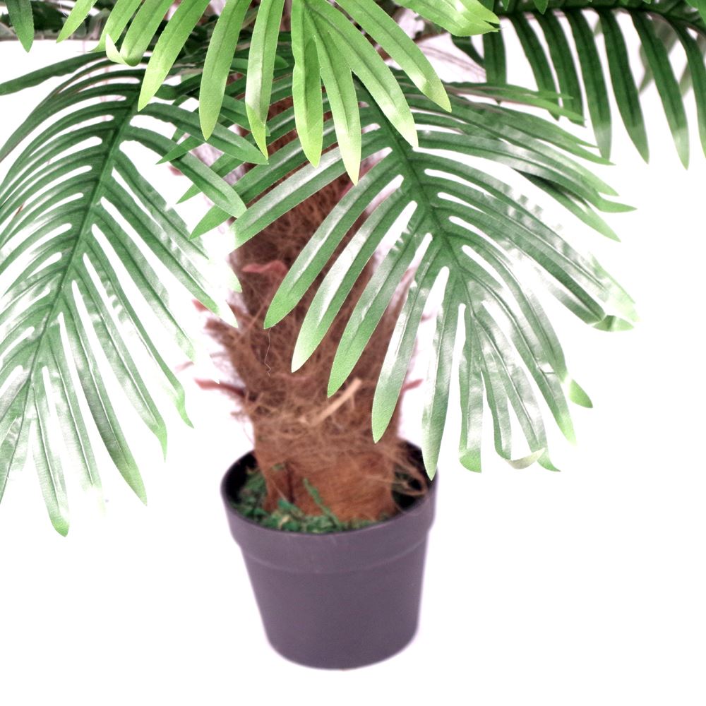 Artificial Princess Palm Tree 100cm Brown Natural Trunk – image 2