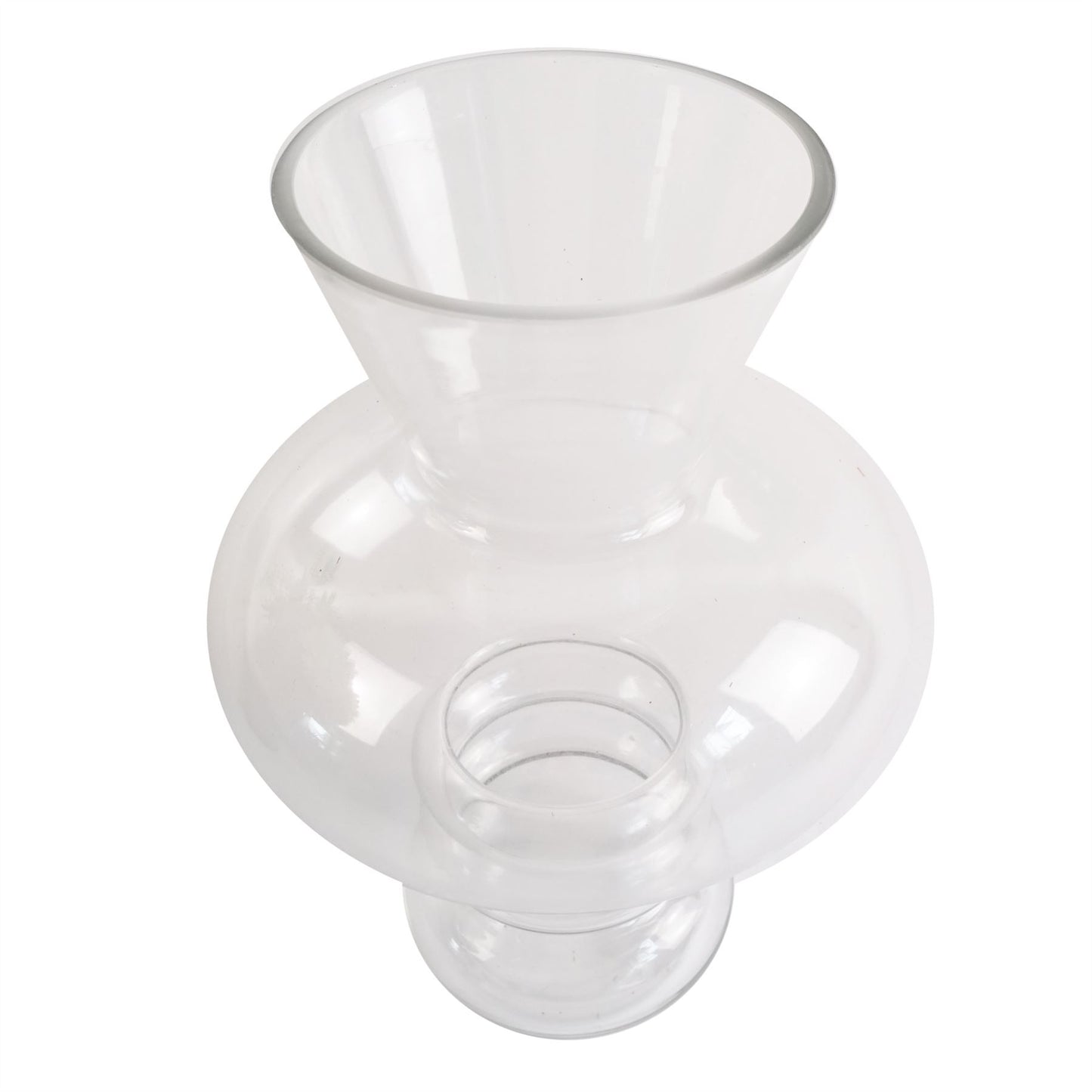 35cm Bubble Clear Glass Vase – image 3