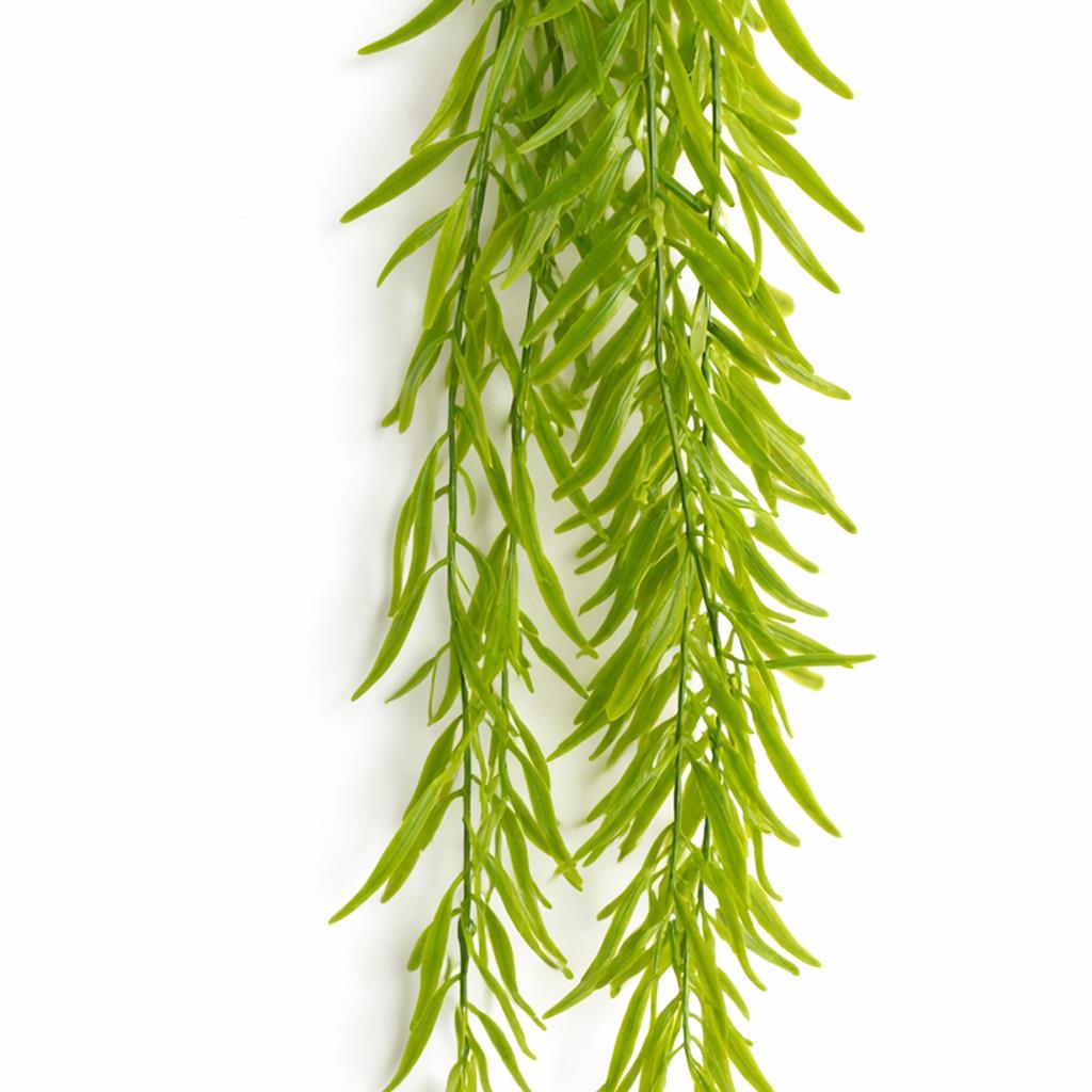 100cm Artificial Trailing Rhipsalis Hanging Plant Light Green Tips – image 4
