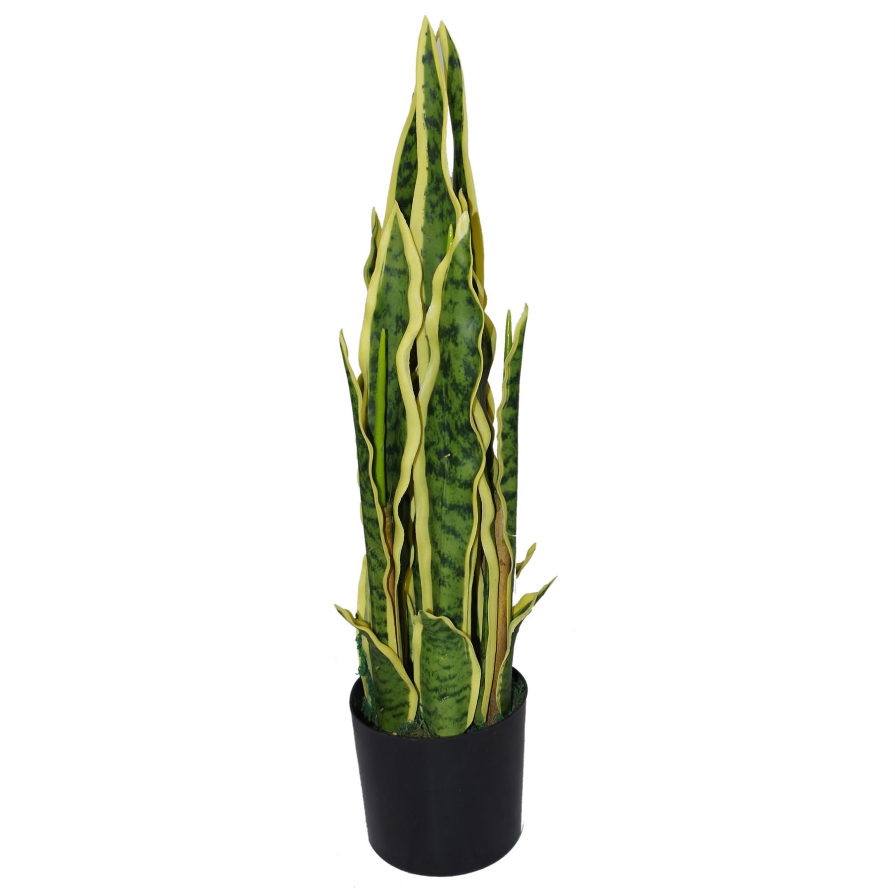 55cm Sansevieria Yellow Green Artificial Indoor Plant – image 3