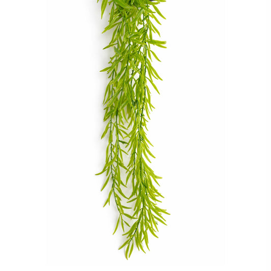 100cm Artificial Trailing Rhipsalis Hanging Plant Light Green Tips – image 2