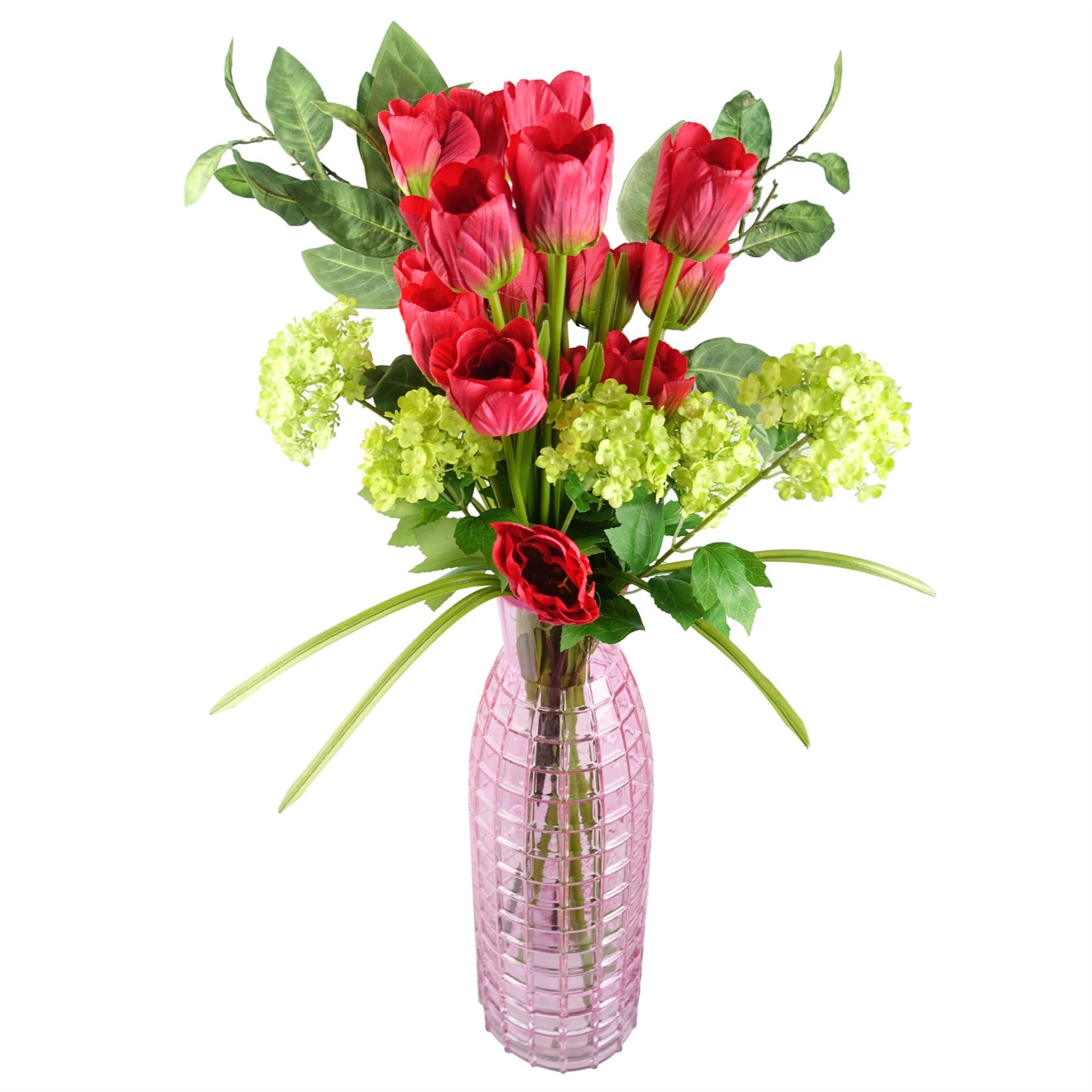 80cm Artificial Tulip Red Stem – image 5