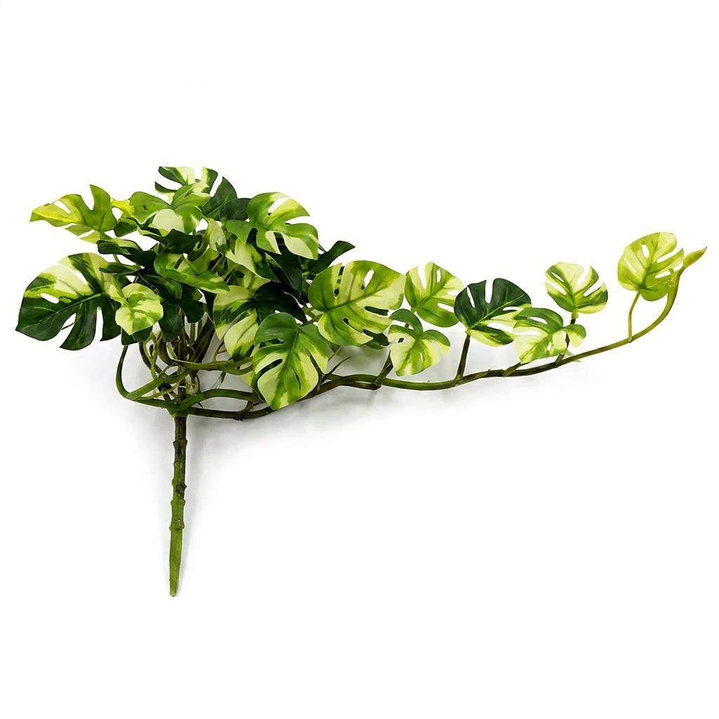 25cm Artificial Trailing Variegated Monstera Vine Plant – image 2