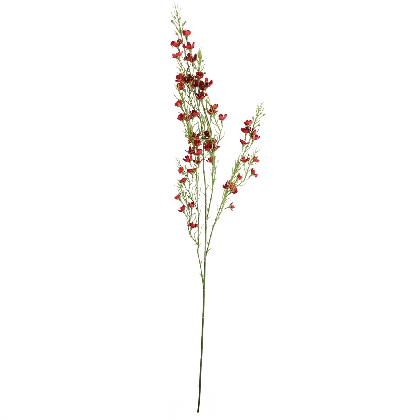 100cm Artificial Foliage with Small Flowers Red – image 2