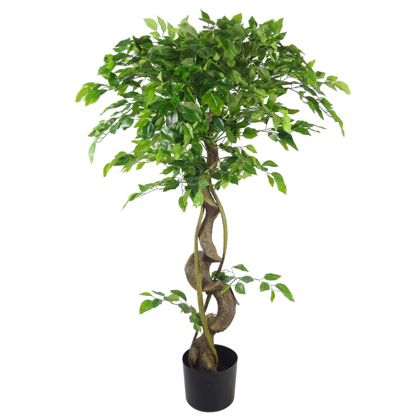 Artificial Twisted Trunk Japanese Fruticosa Style Ficus Tree 120cm – image 3
