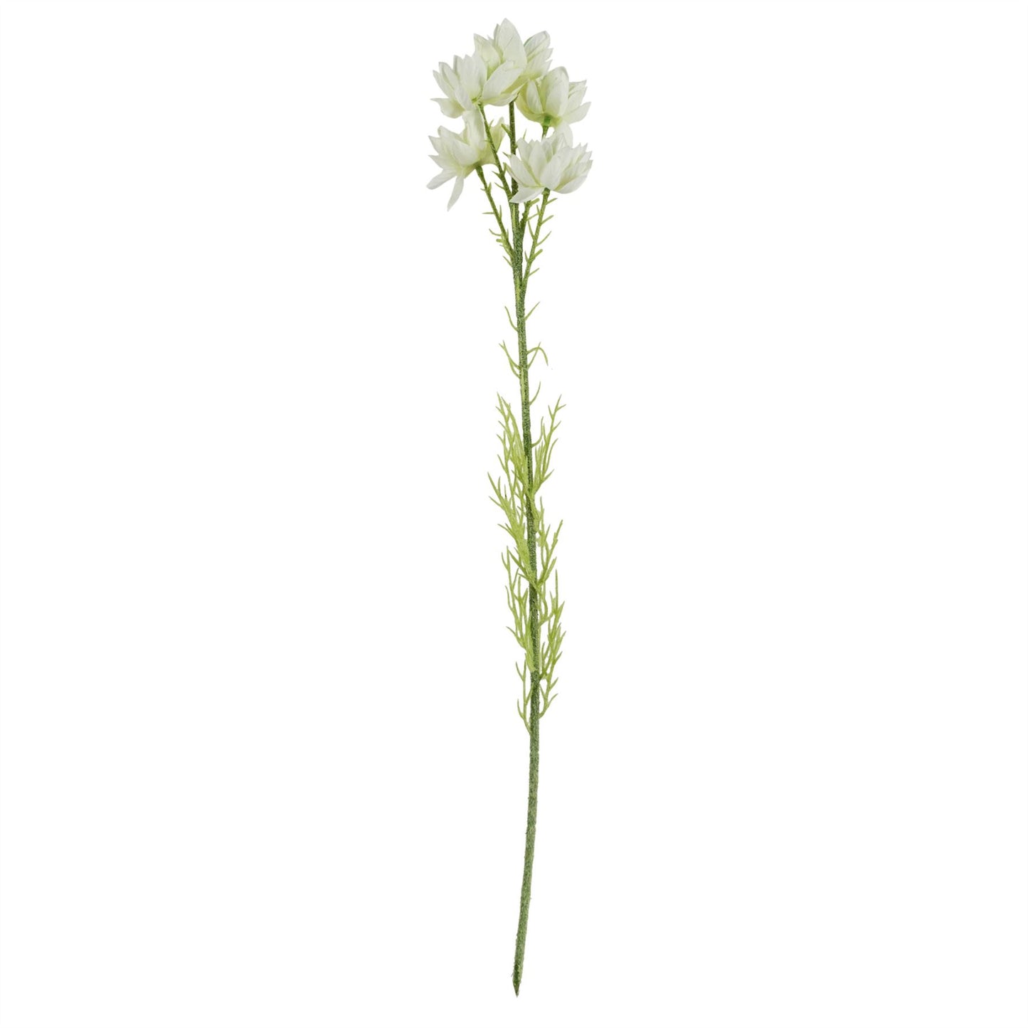 75cm Artificial White Starflower Display Ombre Glass Vase – image 3