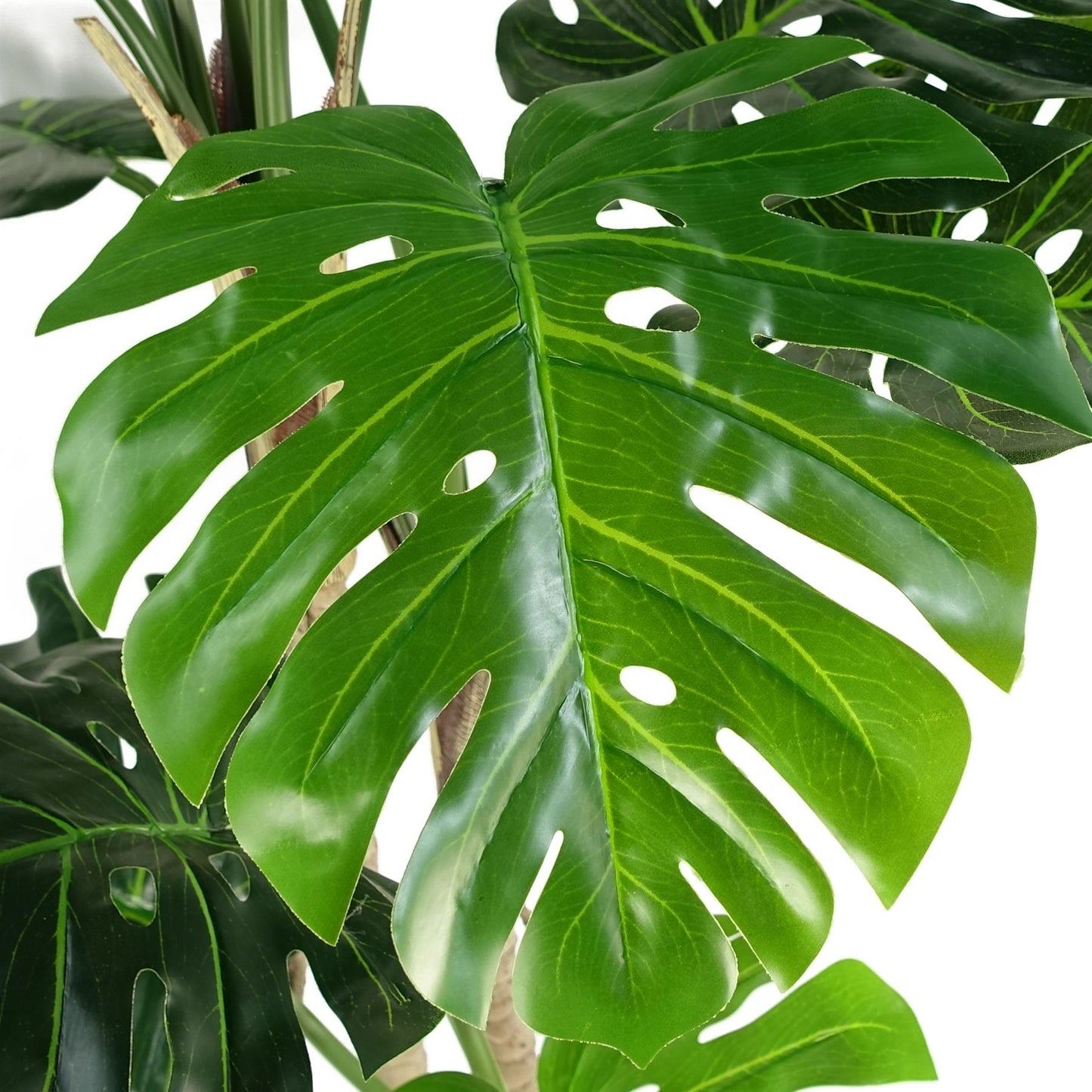 Luxury Monstera Plant Black Pot 150cm Artificial – image 7
