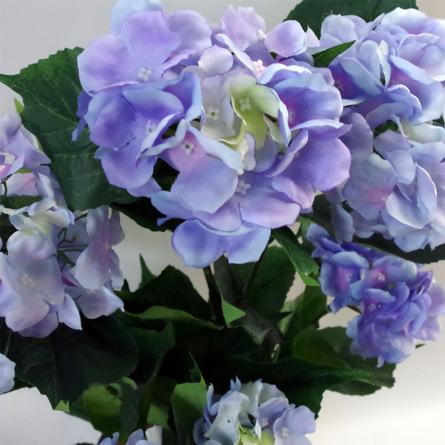 90cm Artificial Hydrangea Plant Blue with 200 Flowers – image 4