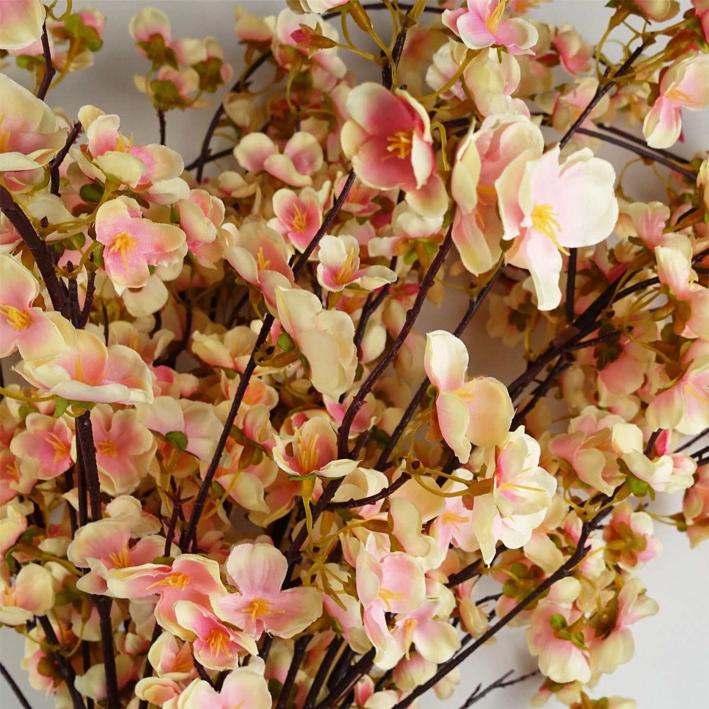 110cm Natural Pink Trailing Cherry Blossom Stem Artificial – image 3
