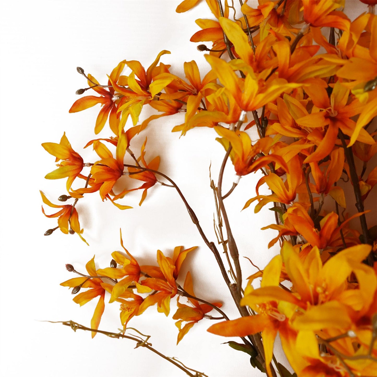 130cm Yellow Blossom Floral Spray Artificial – image 4