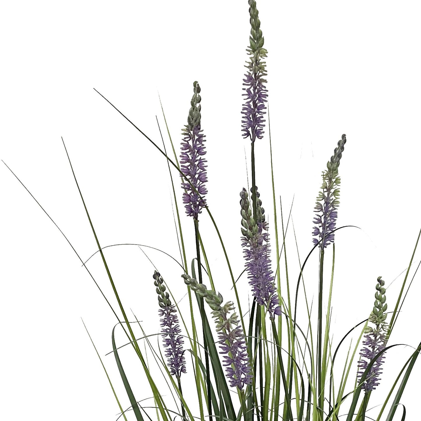 125cm Artificial Lavender Grass with Pot – image 3