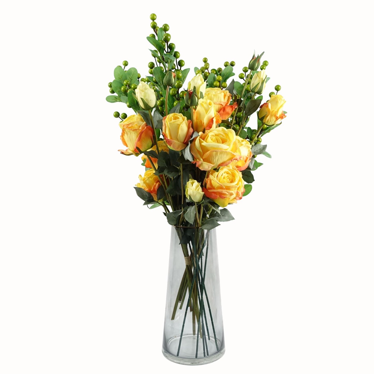 70cm Artificial Green Berry Spray – image 7