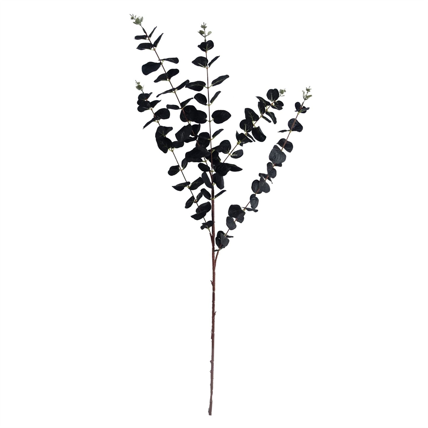 65cm Artificial Orange and Black Flower Arrangement Glass Vase – image 6