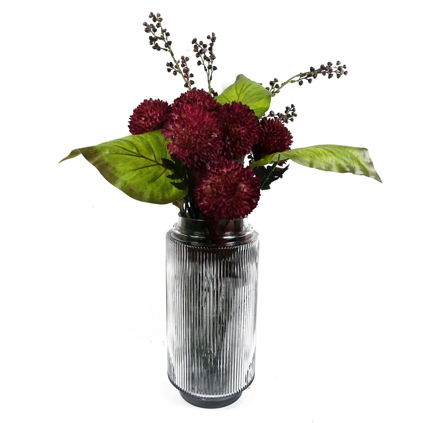 50cm Artificial Green Plastic Leaf Stem – image 6